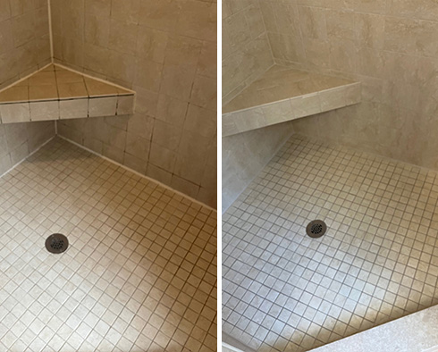 Shower Restored by Our Tile and Grout Cleaners in North Andover, MA