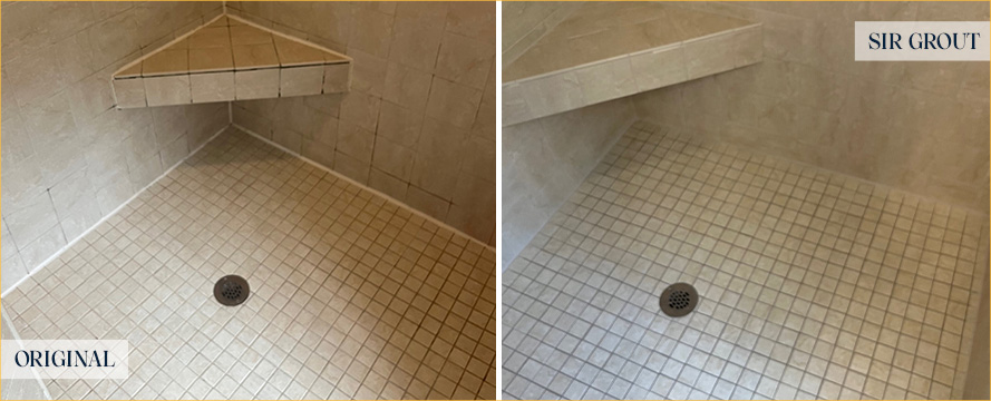 Shower Expertly Restored by Our Tile and Grout Cleaners in North Andover, MA